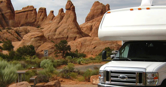 RV camping red rock canyon